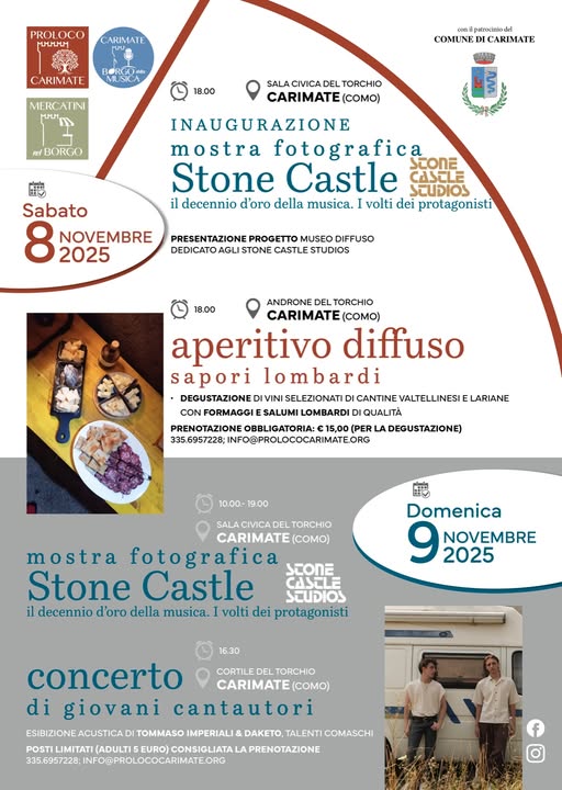 Mostra fotografica “Stone Castle – Il decennio d’oro della musica. I volti dei protagonisti”